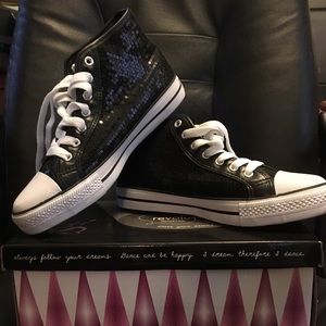 Revolution Dancewear High Top Sequin Sneaker